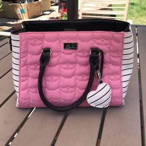 Betsey Johnson Quilted Kitty Purse